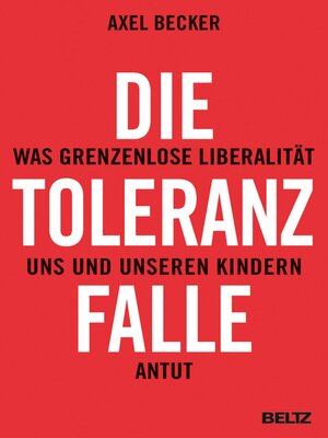 cover image of Die Toleranzfalle